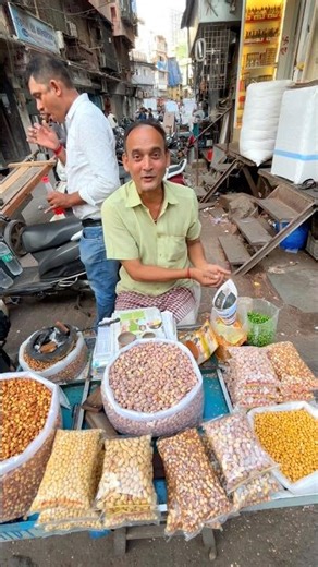 India famous old man, Channa masala mix (nuts).॥#streetfood