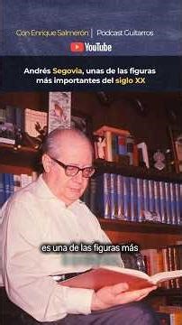 Andrés Segovia, one of the most important figures in classical guitar of the 20th century