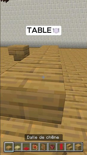 Découvre une technique simple et rapide pour faire une table dans Minecraft !