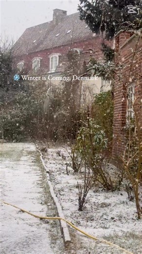 ❄️ Winter is Coming | Snowfall in Denmark 🇩🇰 📸 My Danish Experience ✍️ September is ending in Denmark 🍂 and the chill of winter is slowly arriving 🌬️. Although this snowfall video is from earlier days, it perfectly reminds us of the coming season ❄️. The heavy snow over the streets creates a magical Nordic vibe, almost like stepping back into the Viking spirit ⚔️✨. 👉 Follow My Danish Experience for more seasonal updates from Denmark 🇩🇰 and don’t forget to ⭐️ support! #MyDanishExperience 
