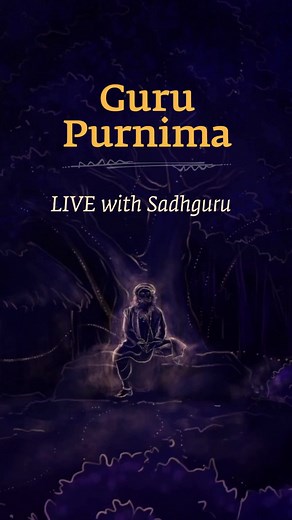 13K views · 440 reactions | Guru Purnima LIVE with Sadhguru Join Livestream: isha.sadhguru.org/guru-purnima | Isha Foundation | Facebook