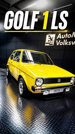 VW Golf 1 LS 1975 Looks Like a Timeless Classic 🔥 #Golf1 #Volkswagen #Shorts