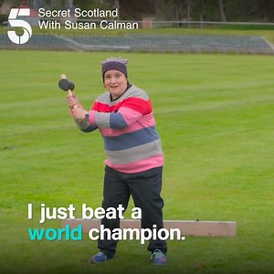 Football isn't for everyone, and neither is hammer throwing... Susan Calman is here to show us how it's done! 😳 📺 Secret Scotland with Susan Calman | Channel 5