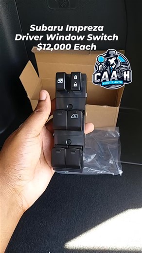 Caah Find It Auto Parts | Subaru Impreza Driver Window Switch for $12,000 Each. Contact/Whatsapp (876)-830-2827 for a quote. Delivery Islandwide! Tiyad of the walk... | Instagram