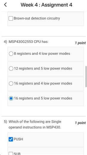 Introduction to Embedded System Design NPTEL Week 4 Assignment #nptel #shorts