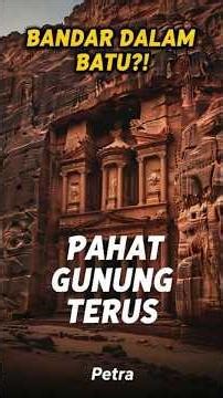 PETRA BUKAN BANDAR BIASA!– Seluruh Kota Dipahat Dalam Gunung Batu Merah?! #Petra #facts
