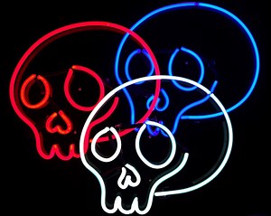 Neon skulls illuminate to the MIDI beat | Arduino Blog