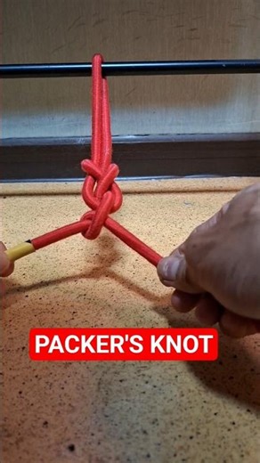 PACKER'S KNOT #fypyoutube #knot #tips101 #figureeightknot #shortsfeed #youtube #shorts #fypシ