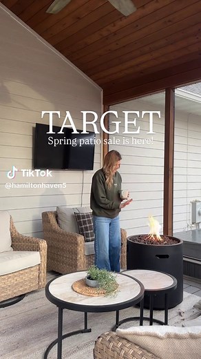 🔥🔥 A MUST-HAVE for patio season in the spring! We've had this fire column for 3 years and use it all the time! It allows us to spend much more time on the porch on the chilly spring days! Comment FIRE for the link! https://iketk.it/599Cd #simplehomestyle #cozyhome #patioseason #spring #springvibes #homefinds #targetcircledeals #targetcircle