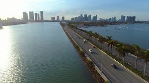clip-30832717-sunset-aerial-tour-miami