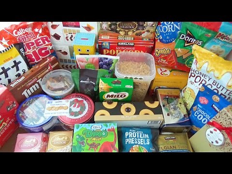 Unboxing all of Costco's popular sweets ♪ Chocolate, gummies, potato chips, etc.