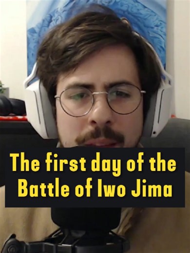 How brutal was the first day of the Battle of Iwo Jima in the Second World War Pacific Theatre?