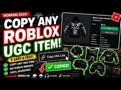 How to Copy ANY Roblox UGC Item! 🔥 (Working Method)