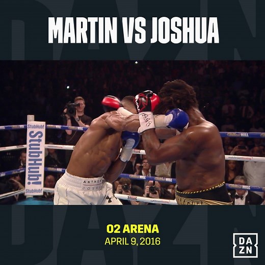 Four years ago today, Anthony Joshua became world heavyweight champion in just his 16th fight after a 2nd round KO vs. Charles Martin. 🏆 | DAZN