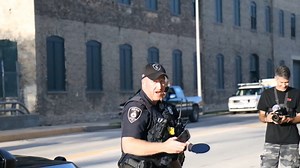 “That’s a revolver.” We stopped and called police immediately