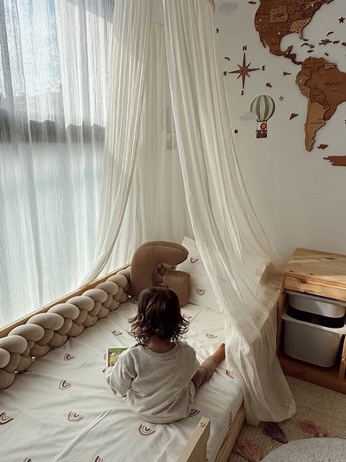 Lit au Sol Montessori : Un Espace Éveillant pour Enfants