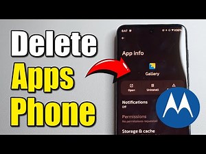 How to Delete Applications Off your Motorola Phone (Best Method)