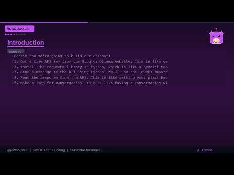 Build Your Own AI Chatbot in Python — Kids Can Do This! (2026)