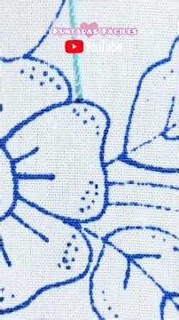 How to shade a small flower🌸 #flowers #embroidery #handembroidery #embroidery #embroiderednapkins...