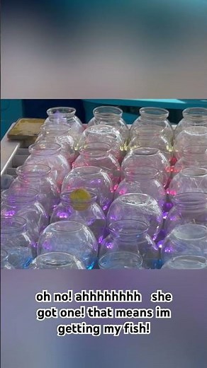 I won goldfish from this Carnival Game! #carnival #games #prize