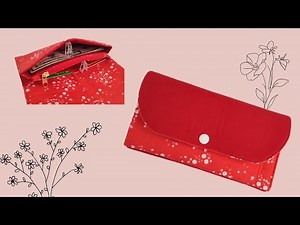 Easy Way to Sew Long Wallet with Zipper Pocket and Card Slots | DIY Wallet | How to Sew Wallet