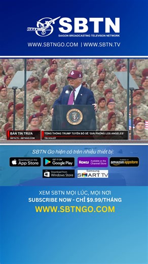 Tổng Thống Trump tuyên bố sẽ ‘giải phóng Los Angeles’ #sbtn #sbtngo #sbtnews | Saigon Broadcasting Television Network