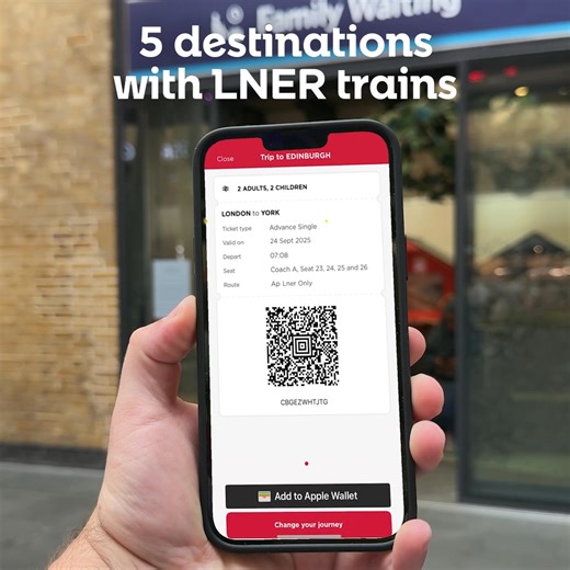 One ticket, big adventures. Explore more, spend less, book LNER family tickets early #LNER | London North Eastern Railway