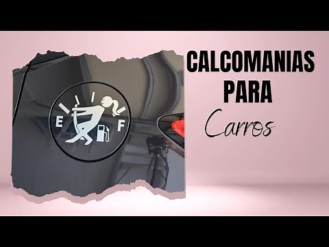 COMO HACER STICKERS PARA CARROS