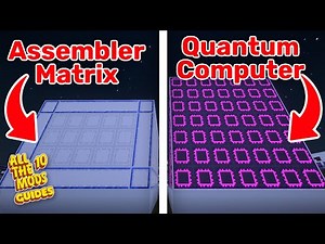 How to build the QUANTUM COMPUTER and ASSEMBLER MATRIX in All The Mods 10! [Tutorial]