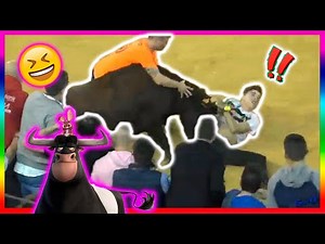 😂 corridas de toros chistosos😁*PARA MORIRSE DE RISA-parte 1😁