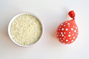Rice Stress Ball: How to Make Stress Balls with Balloons and Rice