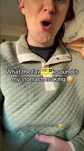 woman tummy growling #stomach #belly #growls #funny #gurgling #humor #stitch #memes