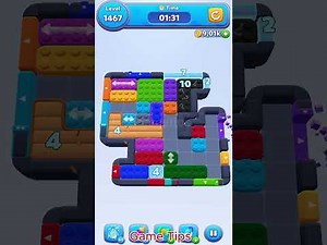 Color Block Jam level 1467 Solution Walkthroug