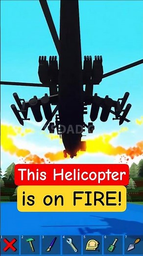 Roblox Build a Boat for Treasure Amazing Helicopter powered by Thrusters! #babft #roblox