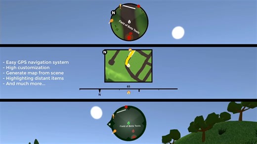 Unity插件 - 游戏导航地图系统 Easy Minimap System MT