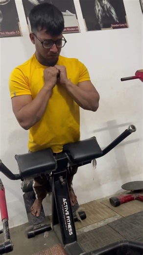 Roman bench exercise in Alia gym #bodybuilding #motivation #fitness #alagym