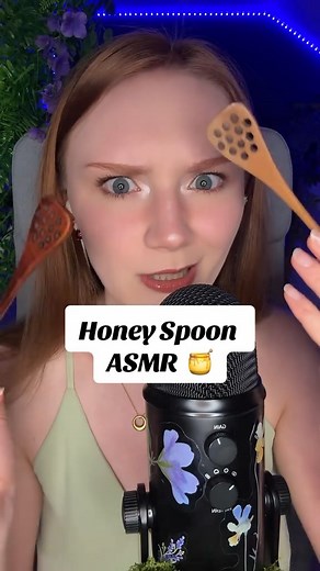 Hanna Bee  | ASMR reels on Instagram: "Tingly Mouth sounds for my bees ☺️#asmr#asmrhoneyspoon#asmrmouthsounds"