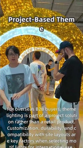 This large outdoor motif light is designed for international projects such as parks