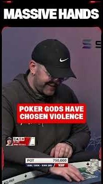 No warm-up. No easing into it. The Main Event jumped straight to violence today. 😳 #poker #wsop