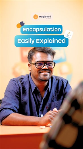 Magizhchi Tech Academy on Instagram: "Encapsulation: Java's hidden shield or interview trap? Master this FAQ with Tamil examples before your next call. Watch now! 👉 Before joining our course, feel free to book your FREE demo session! Link in Bio 🔗 📍 Location: Main Branch: No 17, Vaithiyanadha Iyer Street, Shenoy Nagar, Madurai, Tamil Nadu 625020 📞 Contact: 7904996609"