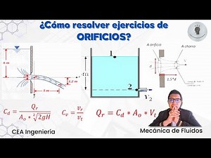 ¿Cómo Resolver EJERCICIOS de ORIFICIOS? | MECÁNICA DE FLUIDOS | CEA