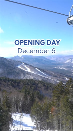 Opening Day is just around the corner, and we can't wait to see you back on the slopes with us this Saturday, December 6! attitash.com 🎊 Don't miss the iconic first chair banner break at the base of The Mountaineer at 8:30am. We'll have complimentary coffee, hot cocoa, and warm waffles while supplies last. ⛷️ Terrain package includes intermediate access to Upper, Middle, and Lower Saco, serviced by The Mountaineer, with limited beginner terrain available off the Learning Center Lift and Snowbel