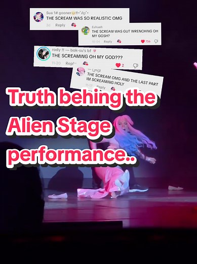 the alien stage cosplay performance had a hidden storyline to it.. ❤️🐈 which makes all the love so much more important. Thank you for all the love you have given us & this performance ❤️🥺 Luka is @eli guard @Yani #c0splay #alienstage #mizi #luka #conventions