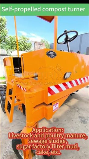 Make Composting Easier and Faster with a Self-Propelled Compost Turner!