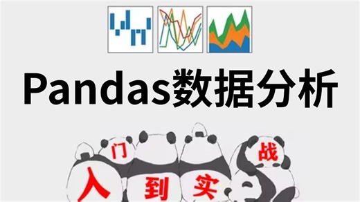 【全44集】Pandas数据分析入门到实战教程，从浅入深（全程干货）
