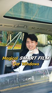 "Watch Leo transform the way we experience comfort and privacy with the innovative smart film for car windows. With just a touch, the film changes from transparent to opaque, offering instant protection from the sun and prying eyes. Whether you're driving in the city or relaxing in your car, enjoy ultimate convenience and style with this game-changing technology." #SmartFilm #InnovationInMotion #CarComfort #carfilm #pdlc #smartglass #windowfilm #filmbaseleo | FilmbaseTech-Leo