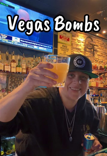 Another Vegas Bomb recipe!! Who else makes their Vegas bombs like this? Comment where you’re from if this is your way to make it! #fyp #drink #shot #drinkrecipe #bartending