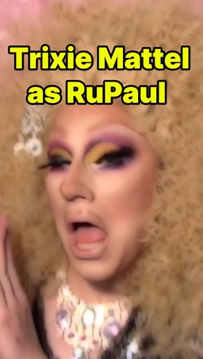 Amy | Trixie’s first RuPaul impression before she butchered snatch game in AS3! Those head movements I cant ℹ️ Original video published by... | Instagram