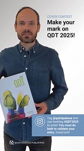COVER CONTEST 📸 📕 Quintessence of Dental Technology 2025 Like last year, we’re partnering with Vincent Fehmer, editor-in-chief of QDT, to host another cover contest for QDT 2025. Do you have an exceptional photograph that can make the cut? We’re talking beauty shots, interesting angles, new perspectives, and creativity galore. Share your masterpiece using #QDT2025 and tag @quintpubusa in your image for a chance to be part of our bestselling title for dental technicians. 🗓️ Submission deadline