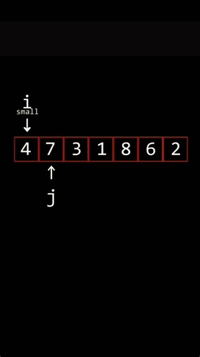Machgorithm on Instagram: "Selection Sort Visualized . . . #coding #cppproject #cplusplusprogramming #codinglife #codingbootcamp #codingisfun #codingninjas #coder #coderlife #coderslife #codersofinstagram #programming #programmingproblems #programmers #codingdays #codingchallenge #assembly #instagramgrowth #asciiart #cmd #cmdprompt #batchprocessing #aiartcommunity #artificialintelligence #deepseek #openai #meta #metaverse"